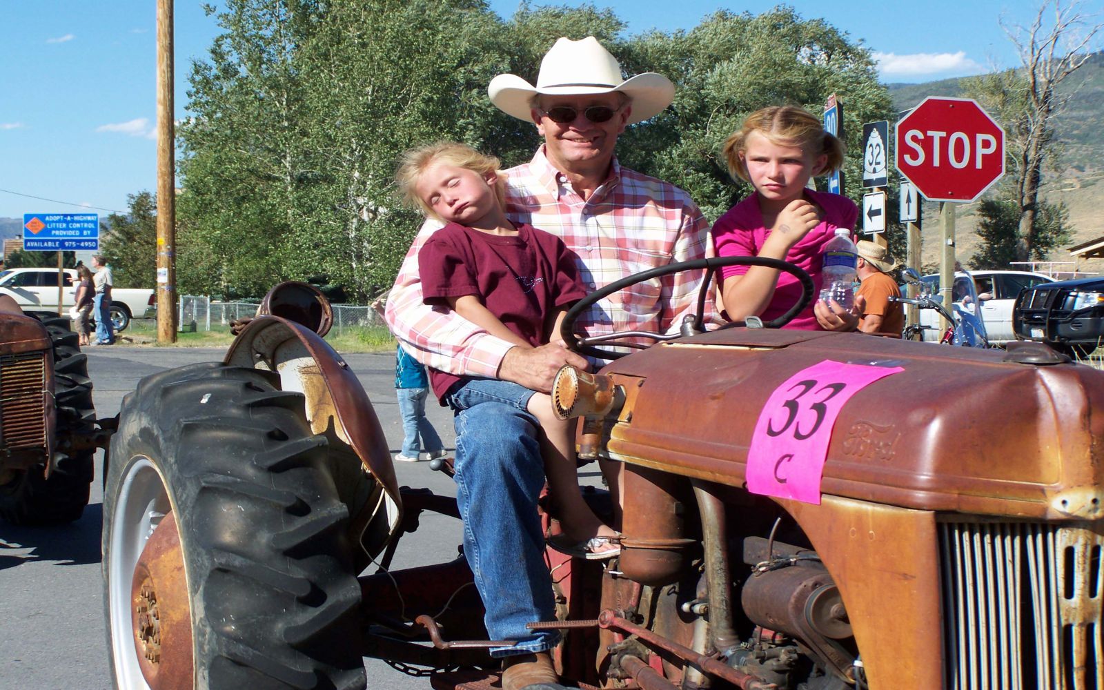 Everyone enjoys working with their Ford 8N Tractors. Some even sleep with them!